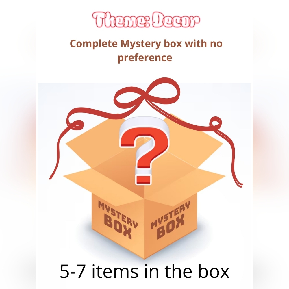 Mystery Box Home Accents Decor